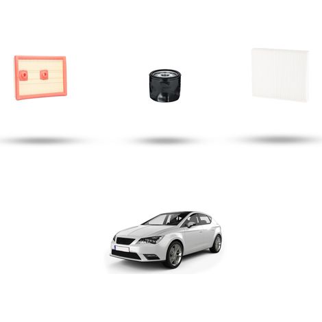 Kit tagliando 3 filtri compatibile con Seat Leon III 1.2 TSI 63kw Dal 2018 (1/4)