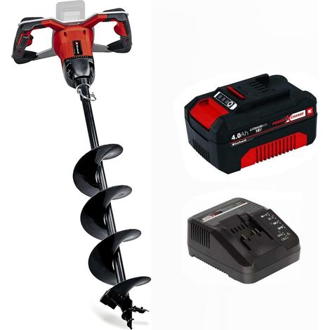 Einhell Erdbohrer GP-EA 18/150 Li BL-18 V. Ø 150 mm T 80 cm,+ Akku 4.0 Ah
