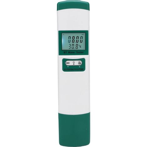 Testeur de qualité de l'eau précis Bluetooth numérique 5 en 1 EC TDS sel SG testeur de température pour Aquariums potables Tuya (1/5)
