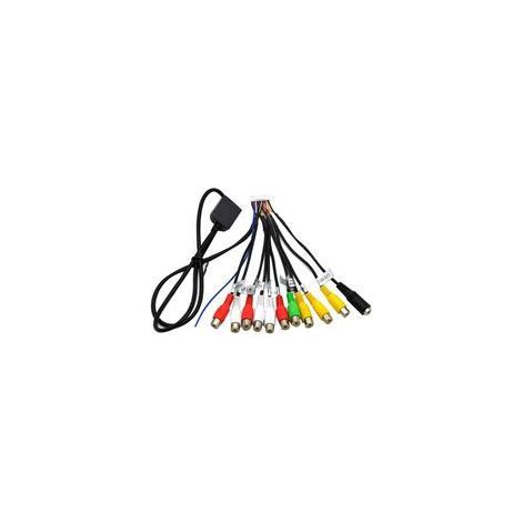 Autoradio-Stereo-RCA-Ausgangskabel-Adapter Aux-In Subwoofer/Verstärker 3,5 mm 20-poliger Kabelbaum Headunit (1/5)