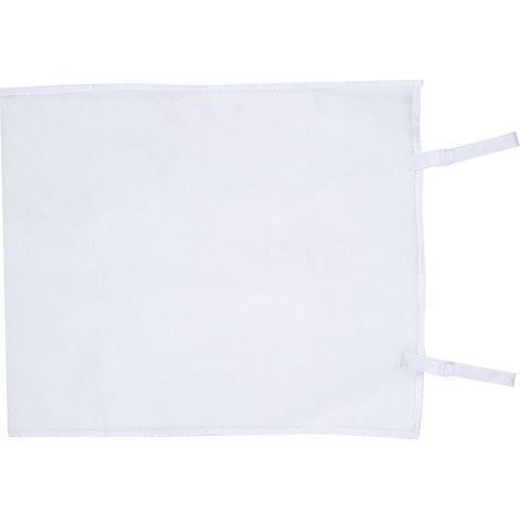 Sac de rangement suspendu respirant pour table de chevet, grand format, pour jouets de bébé et vêtements sales, blanc moyen. (1/5)