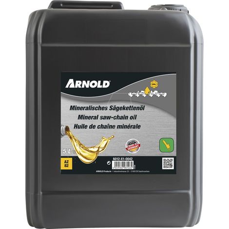 Olio minerale per catena per motosega, tanica da 5 l ARNOLD