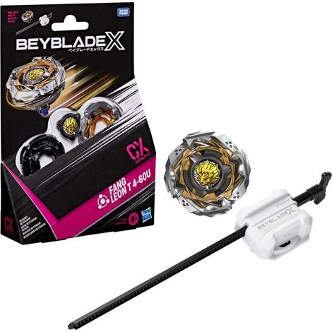 Beyblade X Starter Pack Fang Leon T 4-60U CX, Takara Tomy Gleichgewichtstyp Kreisel, Wettkampfkreisel, ab 8 Jahren