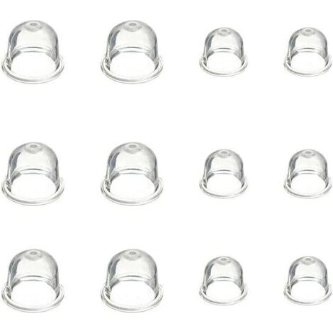 12 Pièces Carburateur Amorce Pompe Ampoule 19 mm et 22 mm Poire Pompe Amorcage Accessoires de Carburateur pour Debroussailleuse Tronçonneuse Souffleur Tondeuse (1/4)