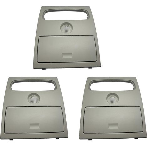 3X Cache de garniture de boîte à lunettes avec lampe de lecture de toit pour console de voiture CN15-A519A58-AA pour Ford Ranger Everest BT50 2012-2019,B (1/5)