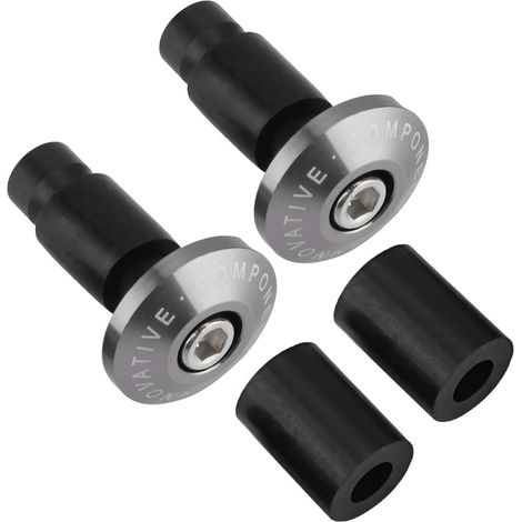 Embouts de guidon de moto de 22 mm (7/8 pouce), adaptés aux motos de course, aux VTT et aux véhicules tout-terrain, fabriqués en alliage de titane. (1/5)