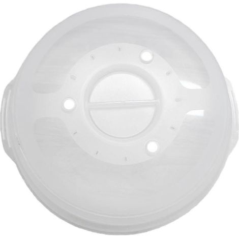 Couvercle magnétique pour micro-ondes, protection anti-éclaboussures pliable et transparente, NEUF (1/5)