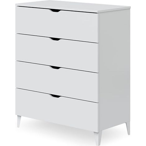 Comoda 4 Cajones Archez, 80 cm, Blanco (1/5)