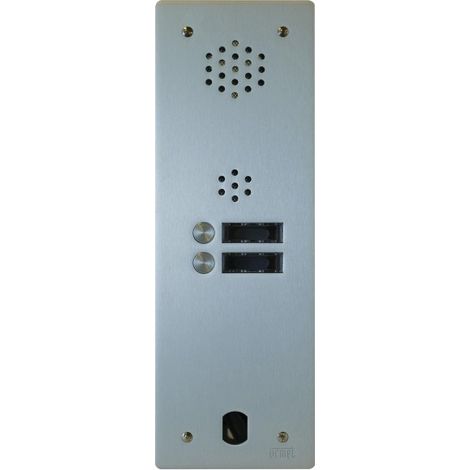 Plaque audio alu 2 bp 2VOICE complete URMET A83/102M