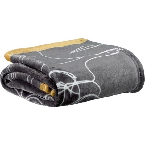 Plaid ultra-doux 130x160 cm Nymphea (1/3)