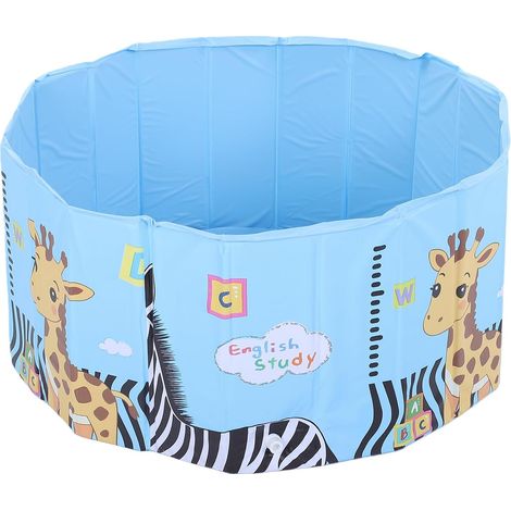 Piscine Pliante Portative en PVC étanche à l'eau, Aucun Gonflage Nécessaire pour Le Plaisir en Intérieur (35,4x35,4x17,7 Pouces) (1/5)