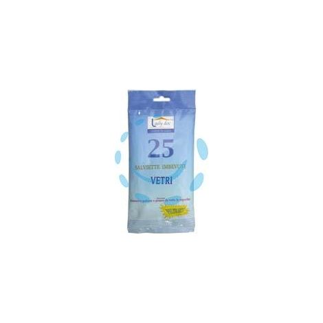 SALVIETTE IMBEVUTE PER VETRI - cm.16x21