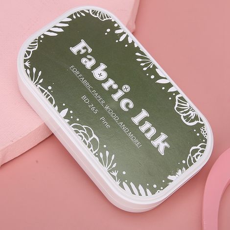 Carnet éponge rétro, album de scrapbooking coloré, tampon encreur multi-usages pour plus de détails, encreur, loisirs créatifs BD-265 Vert pin