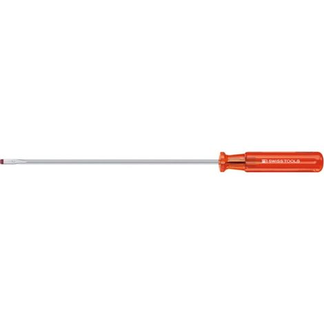 PB Swiss Tools Tournevis pour visà fente, avec lame longue, Largeur embout (b) x Longueur lame: 6,5X200 mm
