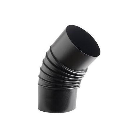 CURVA PORCELLANATA PIEGHETTATA 45 D 10CM NERO OP CLASSIC