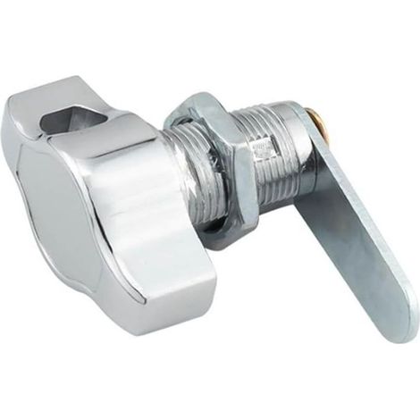 (20 mm) Serrure à came sans clé, Serrure de Boîte aux Lettres, serrures de placard en alliage de zinc avec bouton de rotation pour boîte aux lettres, tiroir, armoire (1/5)