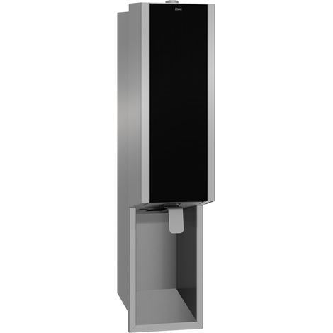 KWC AR Seifenspender, EXOS, Edelstahl,  UP, 124x500x120 mm, Front ESG schwarz