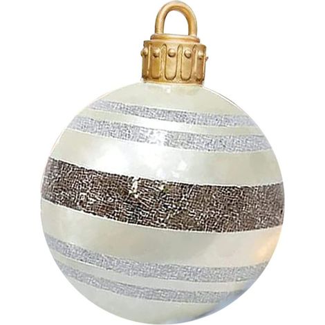 Boule de Noël gonflable en PVC – Décoration de Noël gonflable pour usage extérieur (8)