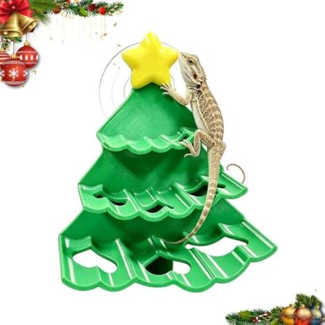 Décoration d'escalade pour reptiles - Ventouse interactive - Habitat en (1/5)