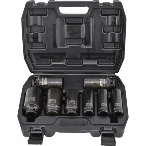 AWTOOLS ZESTAW NASADEK UDAROWYCH 1/2 8cz. DŁUGIE BLACK LINE
