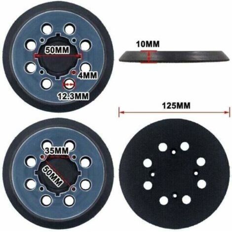 Plateau et patin de ponçage,Patin de rechange pour ponceuse DeWalt DCW210N DWE6423 5, numéro de pièce du fabricant d’équipement d’origine : N329079 (1 pcs)