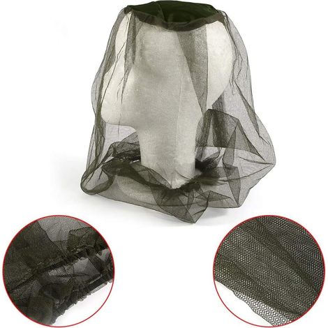4 pièces moustiquaire moustiquaire tête moustiquaire couvre masque net pour l'apiculture apiculteurs amateurs de plein air Anti moustiques (1/5)
