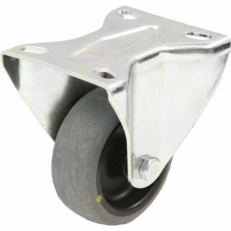 Feste Rolle - PARNELLS - 80 mm - TPR-Gummi - Stahlträger - Nicht markierend