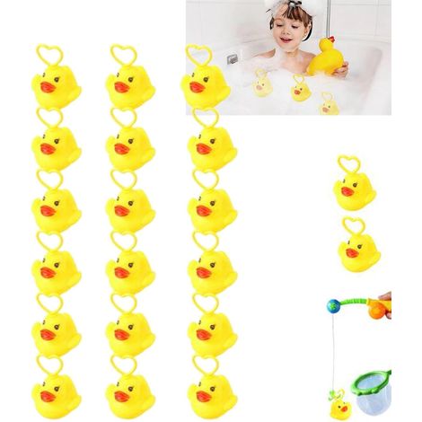 Enten-Angelspiel für Kinder, 20 Stück, Badeenten-Angelspielzeug, schwimmendes Enten-Spielzeug mit Haken, für Planschbecken, Schwimmbad, (1/5)