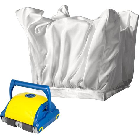 Sac De Nettoyage De Piscine,Remplacement du Sac Filtrant pour Robot Nettoyeur De, Sacs Filtrants De Nettoyage De Piscine, Sac De Rechange en Maille Fine pour La Plupart des Types De Nettoyeurs De (1/5)