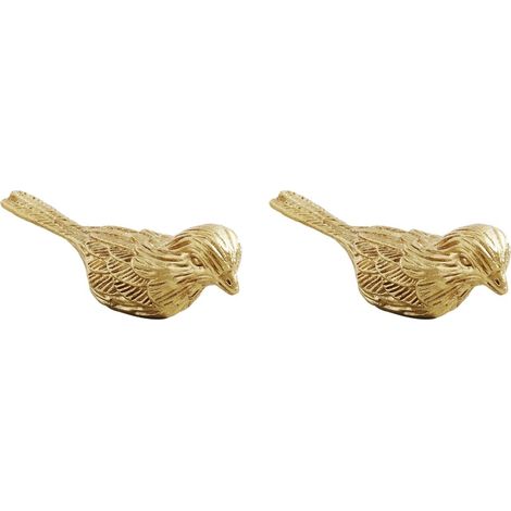 Lot de 2 poignées d'oiseau en laiton en forme d'oiseau Poignée en laiton pour meubles Poignée de porte Décoration intérieure Tiroir Boucle de porte Poignées de porte Métal Décorer (1/5)