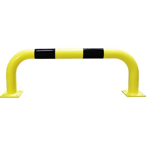 Barrière sécurité RS PRO Noir/Jaune en Acier Haut. 350 mm Haut. 350mm ( Prix pour 1 ) (1/2)