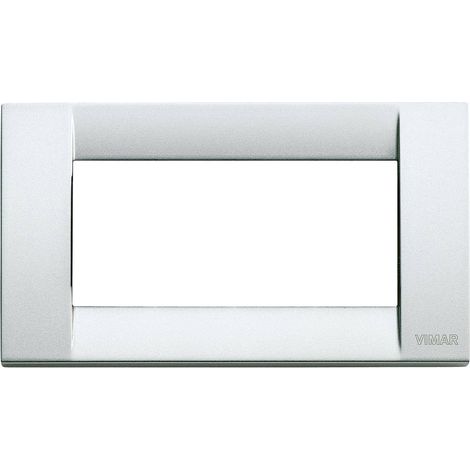 16734.21 Placa Clásica 4M Plata Metalizada Idea
