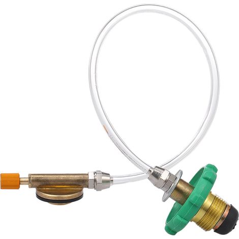 Adaptateur de recharge de propane pour réchaud de camping, coupleur pour bouteille plate, adaptateur pour bouteille de gaz.