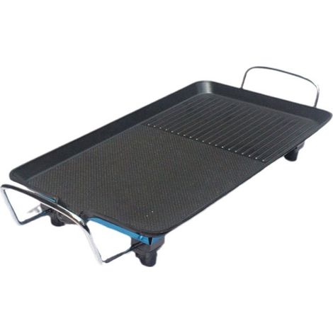 Rauchfreier BBQ-Grill, Tischgrill, Elektrogrill, japanischer Grill, Tischgrill, Fettschale, Grillplatte, Tischgrill mit Wabengrillfläche