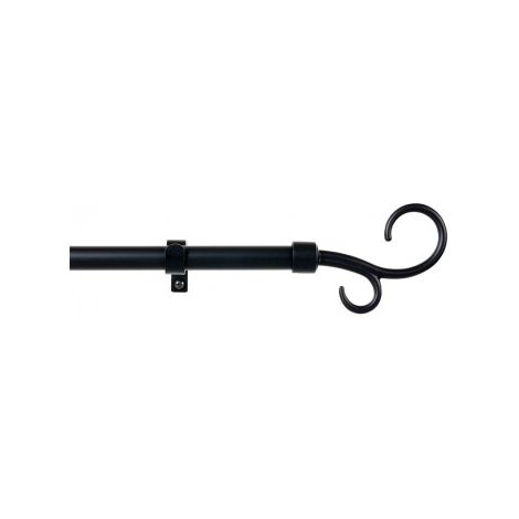 Barra para Cortinas Stor Planet Extensible Negro (110 cm)
