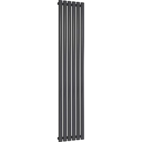 Reina Neva Designer Radiator 1800mm H x 354mm W Single Anthracite