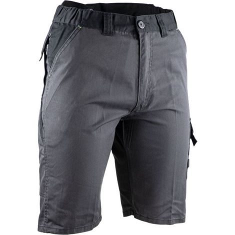 Pantaloncini da lavoro multitasche LMA FONDEUR Grigio scuro / Nero 50 (1/5)