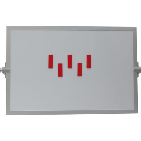Barra dei simboli magnetica 1x4 cm rosso (1/2)