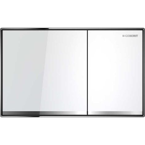 PLACCA DI COMANDO ""SIGMA 60"" FILO PARETE Vetro Bianco
