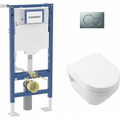 Pack WC Geberit UP320 + Cuvette Architectura TwistFlush + plaque Sigma Chromé Mat (1/5)