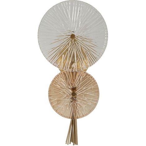 Applique da parete in vetro oro, 20x14x41 cm – Lampada Sunrise (1/5)