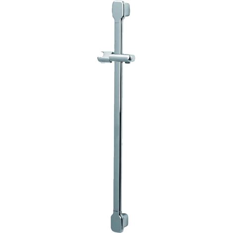 tecuro DESIGN Brausestange Wandstange Cube Ø 30/15 mm x 840 mm - verchromt (1/3)