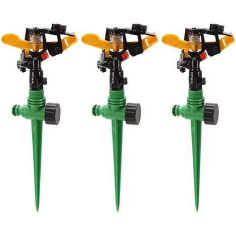 Arroseur de pelouse, balançoire jardin arrosage rond pour arroser plantes fleurs, enfants (3 pièces) (1/4)