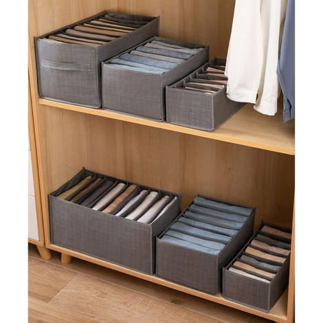 Boîte de rangement pour vêtements, T-shirts, jeans, chemises, système de rangement, boîte de rangement B