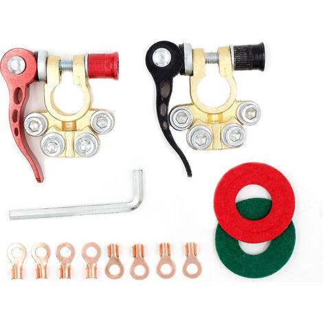 Interrupteur de déconnexion de batterie pour voiture ou camion, bouton de montage supérieur, borne de coupure principale