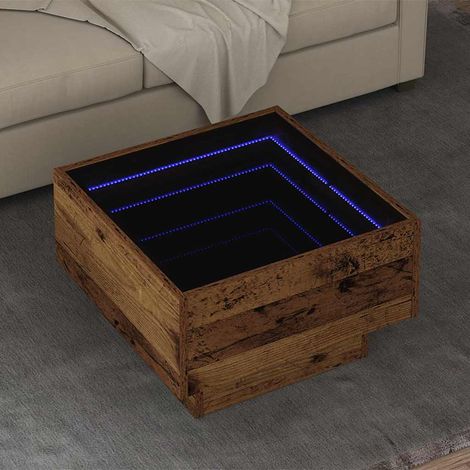 Couchtisch Altholz 50 x 50 x 30 cm Holzwerkstoff