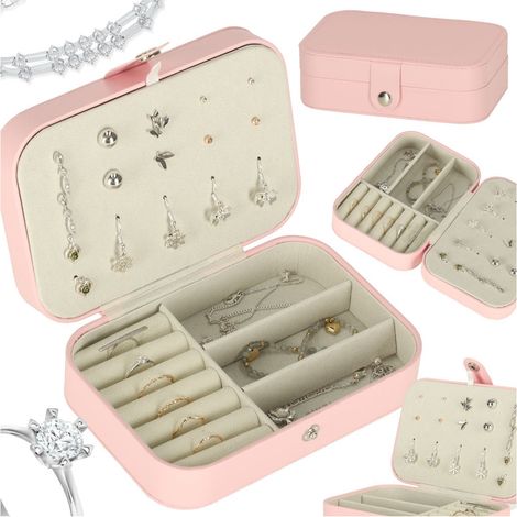 Organizzatore portagioie rosa