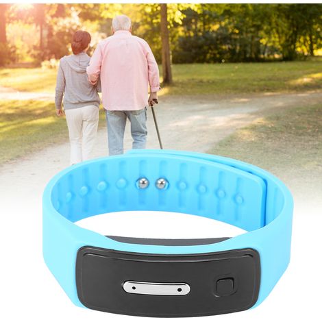 Bracelet Anti-Moustique USB M30 Silicone Charge Ultrasonique Portable Bleu (1/5)