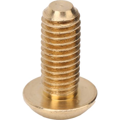 Vis à tête cylindrique creuse semi-circulaire en cuivre pur M5, M512 mm (1/5)