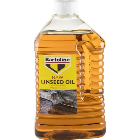 Huile de Lin Brute 2 L – Protecteur Naturel pour Le Bois et Traitement Résistant à l'Eau pour Les Meubles, la Pierre et Les Équipements Sportifs (1/2)